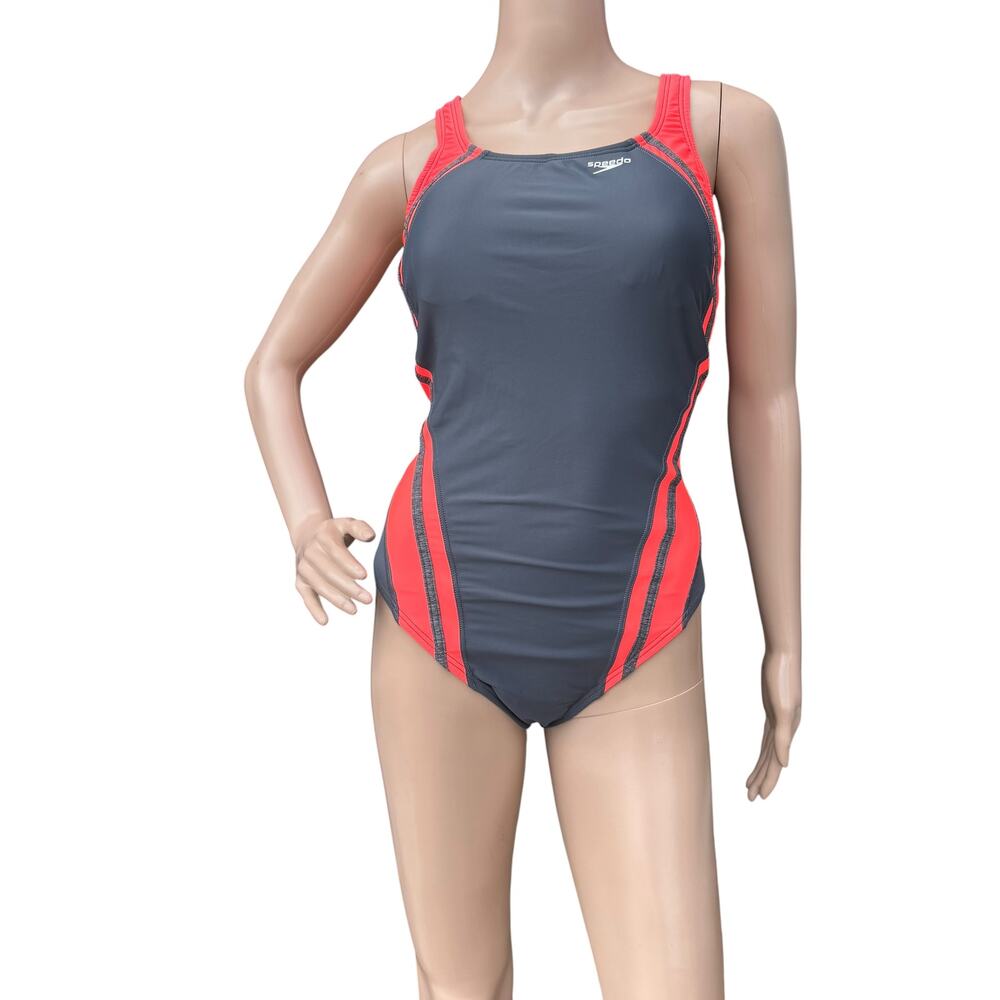 Speedo PowerFLEX Eco One Piece Swimsuit 10 - Picture 1 of 6
